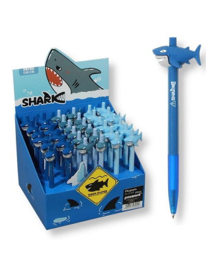 Długopis niebieski 1 szt figurka Rekin