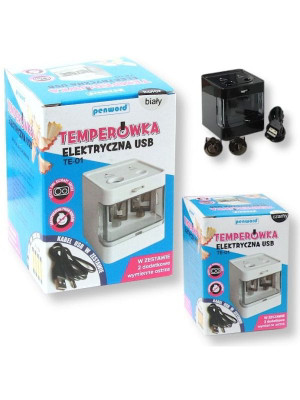 Temperówka elektryczna 1 szt z USB różne kolory