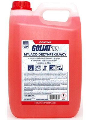Goliat Pro koncentrat, 5 L, myjąco-dezynfekujący