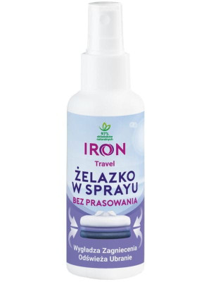 Iron żelazko w sprayu, 100 ml, bez prasowania, Plus