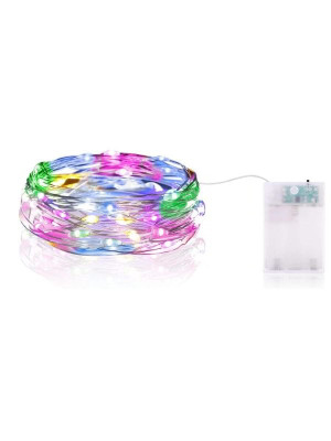 Lampki LED 2 m drucik świecący kolorowy