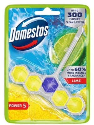 Domestos zawieszka do WC, 50 g, Limonka, Power 5