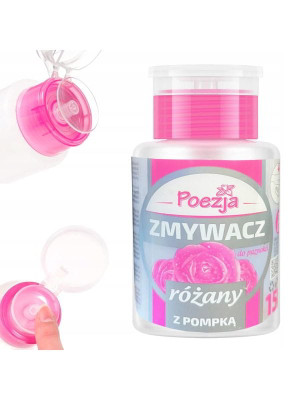 Poezja zmywacz do paznokci, 150 ml, Różany