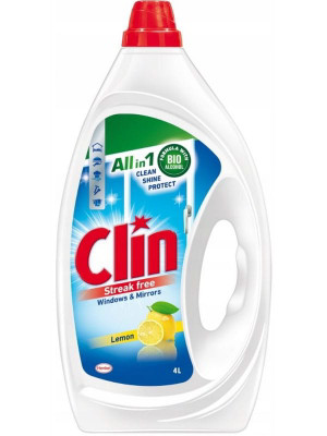 Clin płyn do mycia szyb, 4 L, Lemon