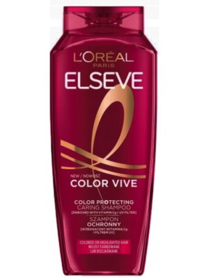 Elseve szampon do włosów ochrona koloru, 400 ml, Vive