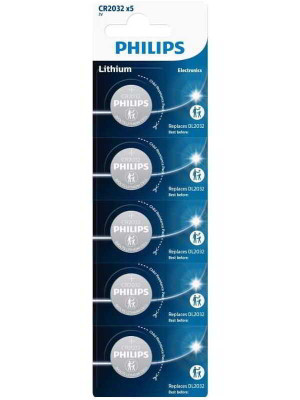 Philips baterie alkaiczne 5 szt CR2032 Lithium
