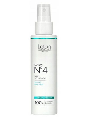 Loton 4 lakier do włosów w sprayu naturalny, 125 ml