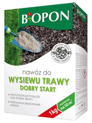 Bopon nawóz 1 kg do wysiewu trawy Dobry Start