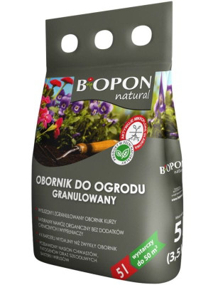 Bopon obornik 5 L granulowany do ogrodu
