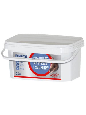 Bros na myszy i szczury 2,5 kg granulat