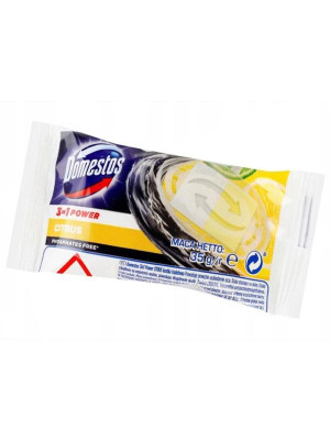 Domestos kostka do WC, 35 g, zapas, cytryna, 3-w-1 Power