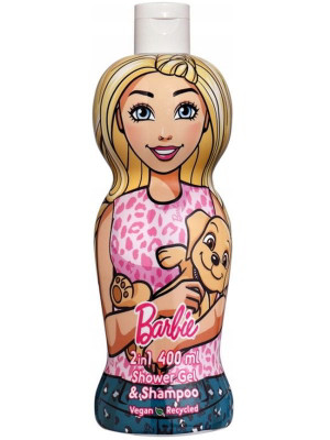 Barbie żel pod prysznic dla dziewczynki 400 ml (2w1)