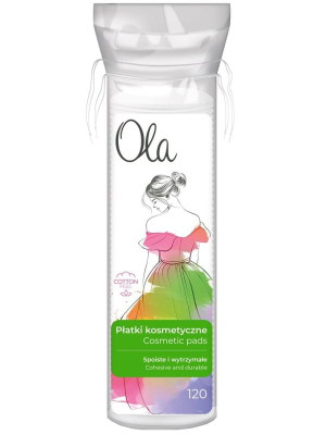 Ola płatki kosmetyczne 120 szt bawełniane
