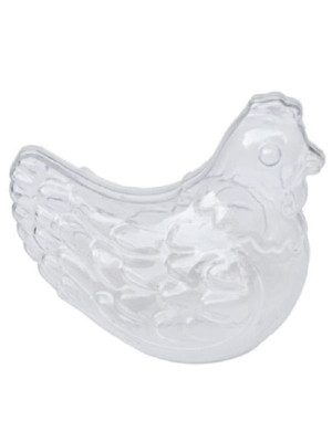 Kura wielkanocny (12,5 x 14,5 cm) akrylowy dekoracyjny