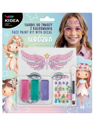 Farbki do twarzy (3 kolory) wróżka Kidea