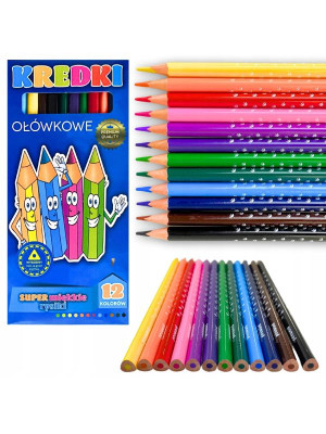 Kredki ołówkowe 12 szt Penword