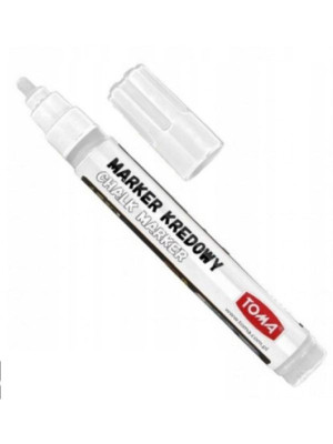 Marker, pisak kredowy biały Toma