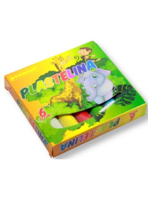 Plastelina szkolna 6 szt okrągła dla dzieci Penword