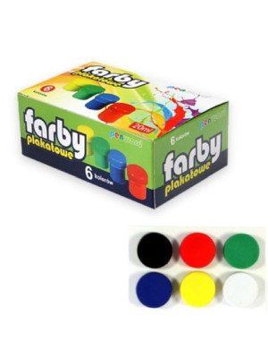 Farby plakatowe (6x 20 ml) Penword