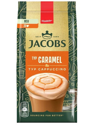Jacobs kawa cappuccino 360 ml o smaku karmelowym