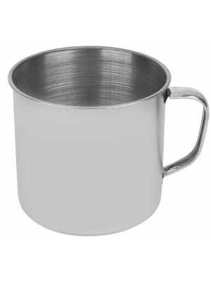 Kubek metalowy 500 ml (10 cm) nierdzewny