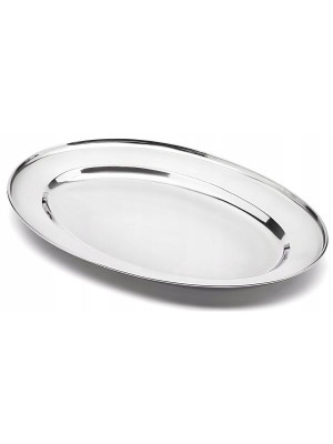 Półmisek metalowy (25 cm) owalny uniwersalny Tadar