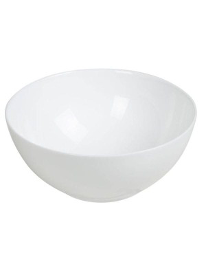 Salaterka (17 cm) szklana biała Basic Ambition