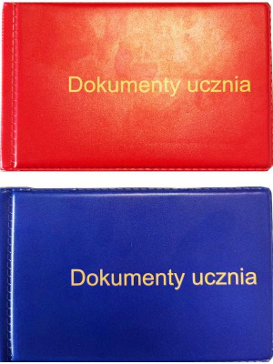 Okładka na dokumenty szkolne 1 szt mix kolorów