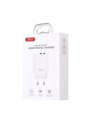 Ładowarka Sieciowa Wtyczka biała 2 x USB 1 szt