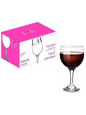 Kieliszki do wina (6x645 ml) szklane Lav Misket