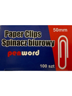 Spinacz Biurowy (50 mm) Penword 100 szt