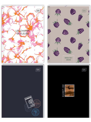 Brulion A4 w linię (96 kartek) Interdruk - różne wzory