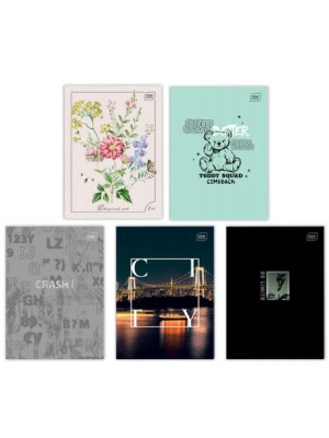 Zeszyt A4 w kratkę (60 kartek) 70g UV MIX InterDruk