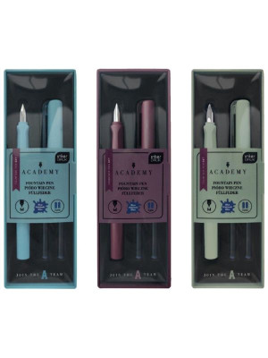 Pióro wieczne + 2 naboje w etui Academy
