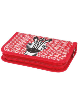 Piórnik z wyposażeniem Zebra