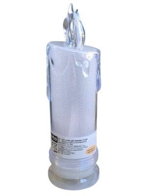 Świeca LED brokatowa Zimne Światło Subito - (926)