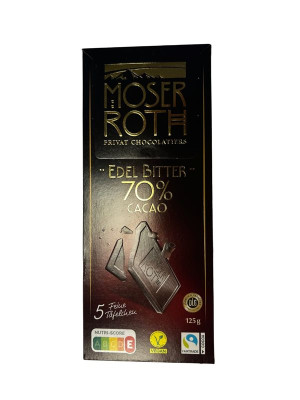 Czekolada Moser Roth 70% Cacao 125g Edel Bitter