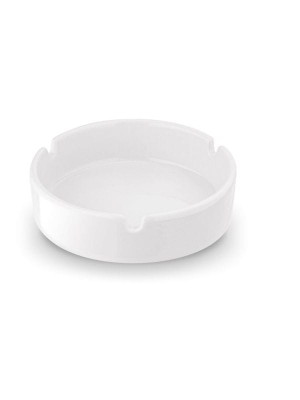 Popielniczka ceramiczna (10 cm) biała Tadar