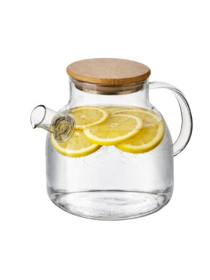 Dzbanek szklany z metalową spiralą 1,3L Tadar