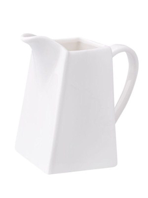 Mlecznik 280 ml porcelanowy, biały Kubiko Ambition