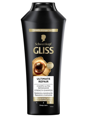 Gliss szampon do włosów, 400 ml, Ultimate Repair głębokie odżywienie