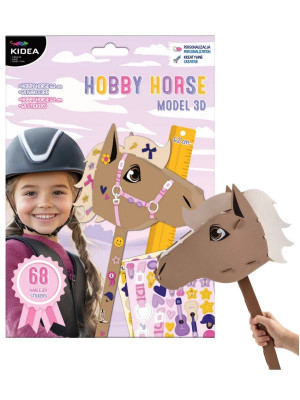 Zestaw kreatywny - Model Konia zrób to sam, Hobby Horse 3D Kidea