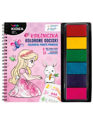 Zestaw kreatywny Kolorowe odciski Księżniczki Kidea