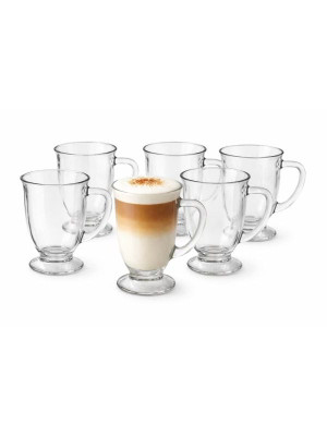 Kubki szklane 6 szt (450 ml) bezbarwny, Carlo Tadar