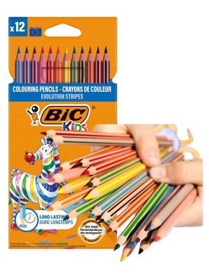 Kredki ołówkowe 12 szt Bic Kids