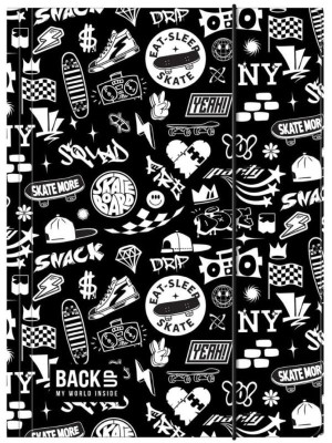 Teczka A4 z gumką papierowa Skate Kidea