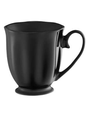 Kubek porcelanowy (300 ml) czarny Diana