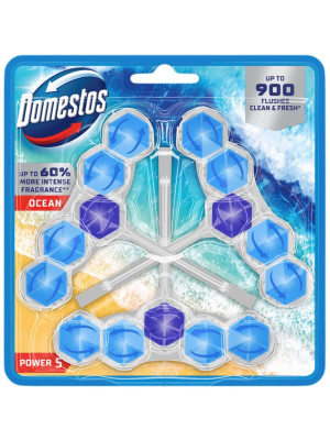 Domestos zawieszka do WC, (3x 50 g), Power-5, Ocean