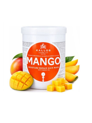 Kallos maska do włosów regenerująca, 1 L, Mango
