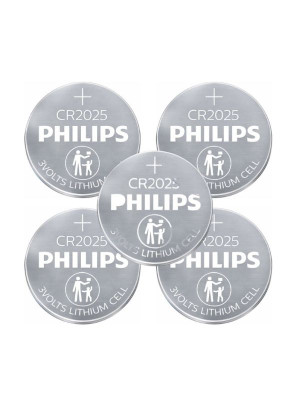 Philips baterie alkaiczne 5 szt CR2025 Lithium